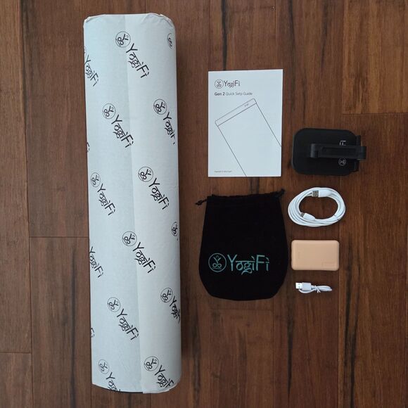 YogiFi Smart Yoga Workout Mat Gen2 Red/Purple Exclusive Color Never Used NEW main image 7